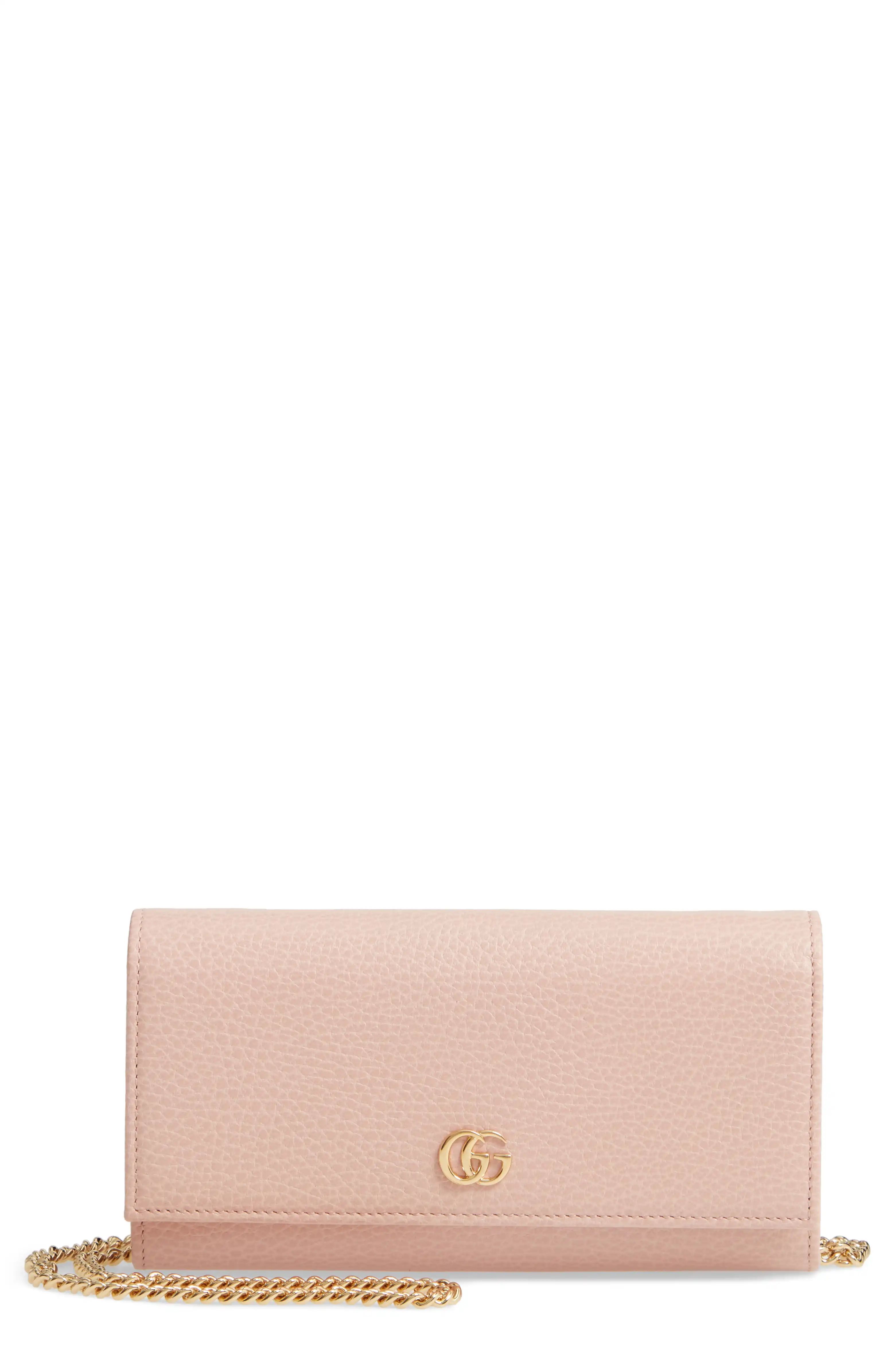 Rating 5out of5stars(1)1Petite Marmont Leather Continental Wallet on a ChainGUCCI | Nordstrom