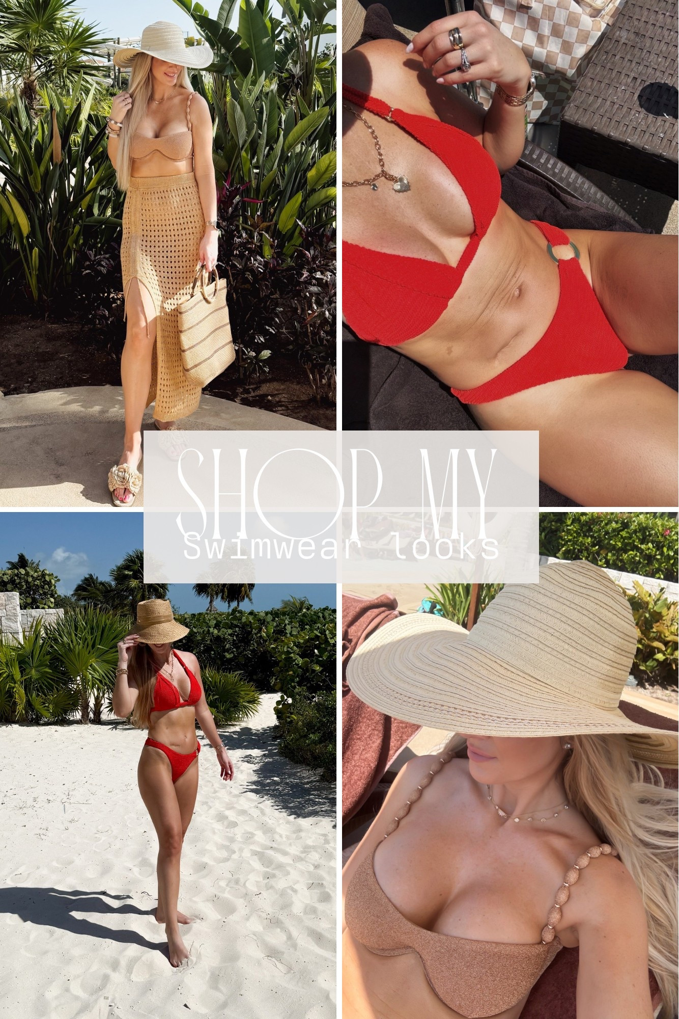 Are you ready for memorial weekend? Tagged my favorite swimwear finds!

Cover up, dress, Summer swim. Bikini. Swimwear. Vacation swim. Mexico. Travel. Swimsuit. Red bikini. Vacation looks 


#LTKStyleTip #LTKSaleAlert #LTKSwim