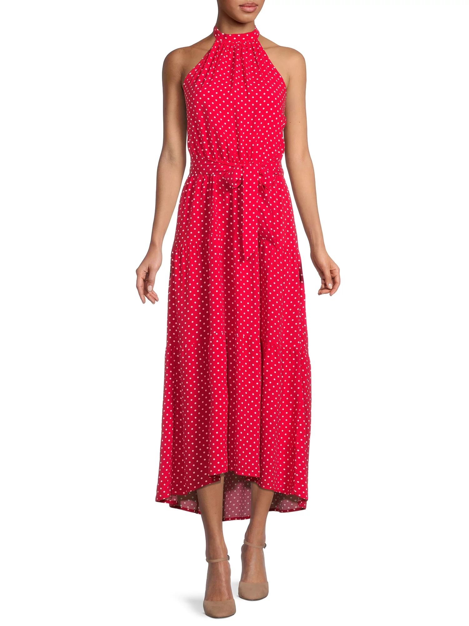 Nine.Eight Womens Halter Maxi Dress - Walmart.com | Walmart (US)