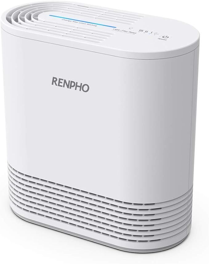 RENPHO Air Purifier with True HEPA Filter, Air Purifier for Allergies and Pets, Compact Air Purif... | Amazon (US)