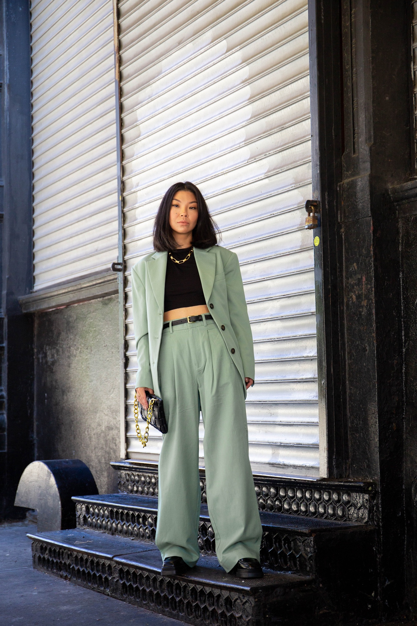A walking mint chocolate chip ice cream 🌱🍪🍦@everlane #everlaneonyou 

Shop my outfit linked here or on the @shop.LTK shopping app!

 #liketkit  
 @shop.LTK
 #suitstyle #streetstyle #maqandsuz



#LTKSeasonal #LTKstyletip #LTKworkwear