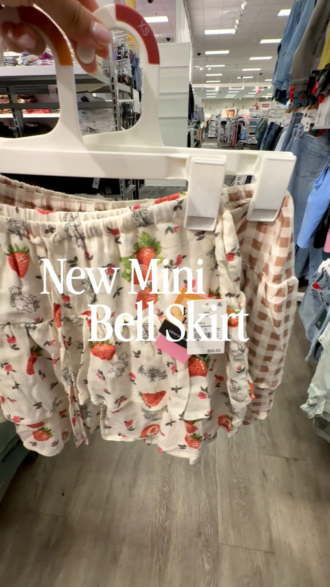 New favorite mini bell skirt just dropped and it’s giving effortless cute. ✨