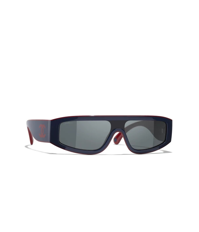Sunglasses: Shield Sunglasses, nylon — Fashion | CHANEL | Chanel, Inc. (US)