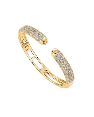 PAVOI Cuff Bracelet Set, 14K Gold Plated, Yellow Gold | Amazon (US)