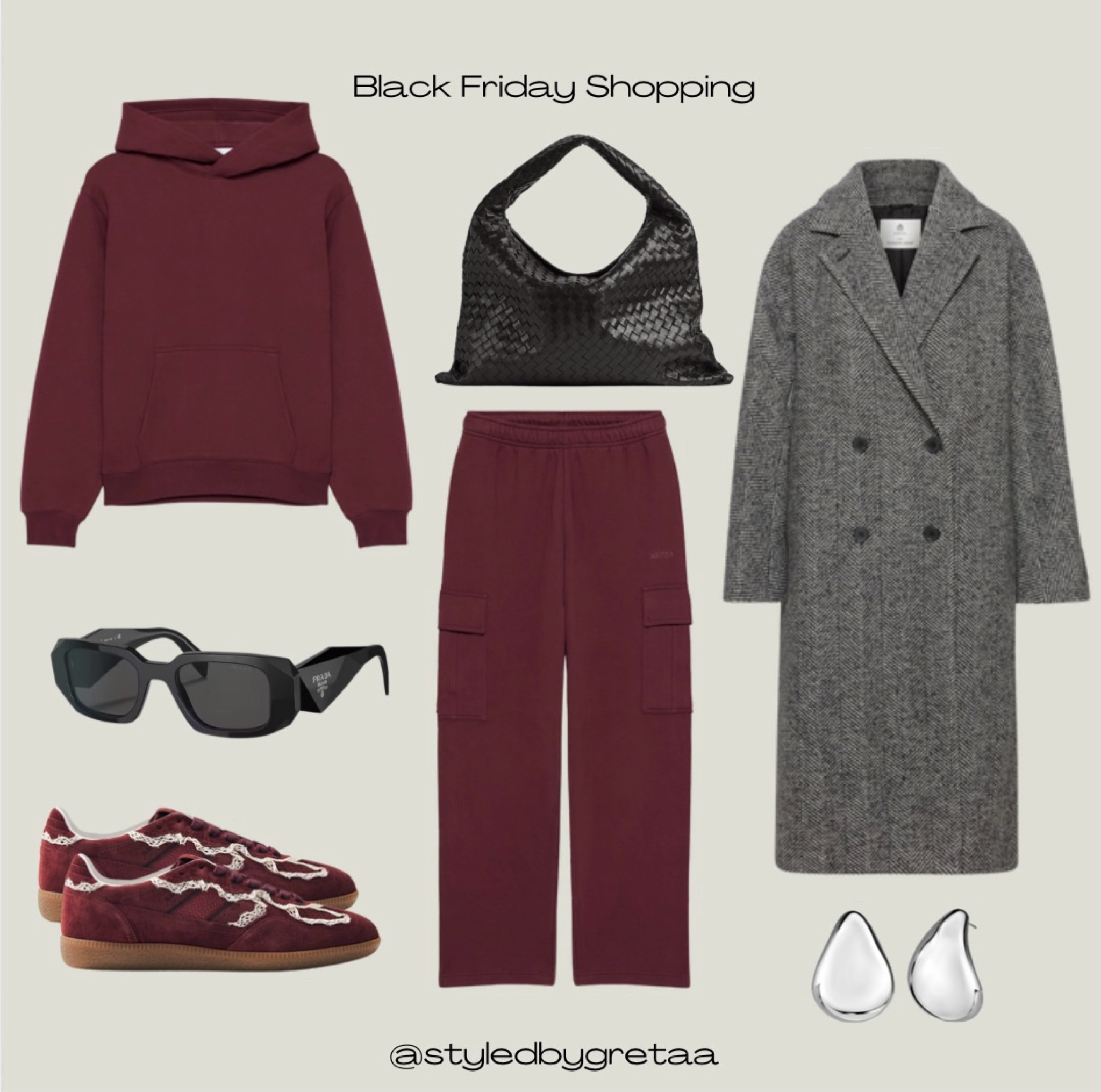 Thanksgiving outfit inspo! 
POV: Black Friday shopping in comfort… but make it chic! 👜 matching sweat sets, big slouchy coats, black accessories, and stylish sneakers 👟 

#LTKGiftGuide #LTKStyleTip #LTKHoliday
