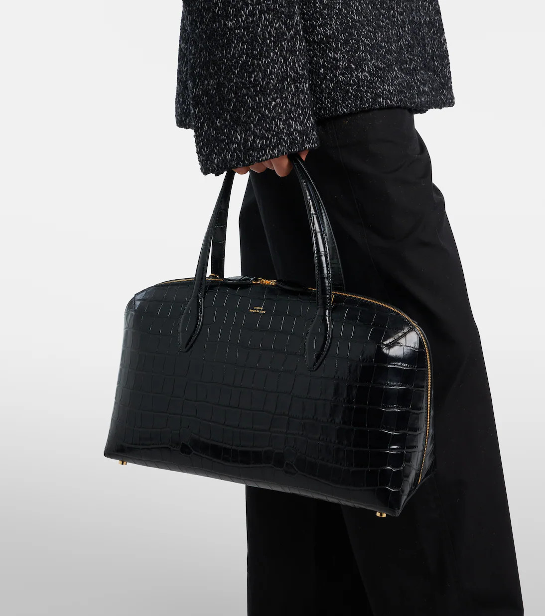 Lounge Medium croc-effect leather tote bag | Mytheresa (INTL)