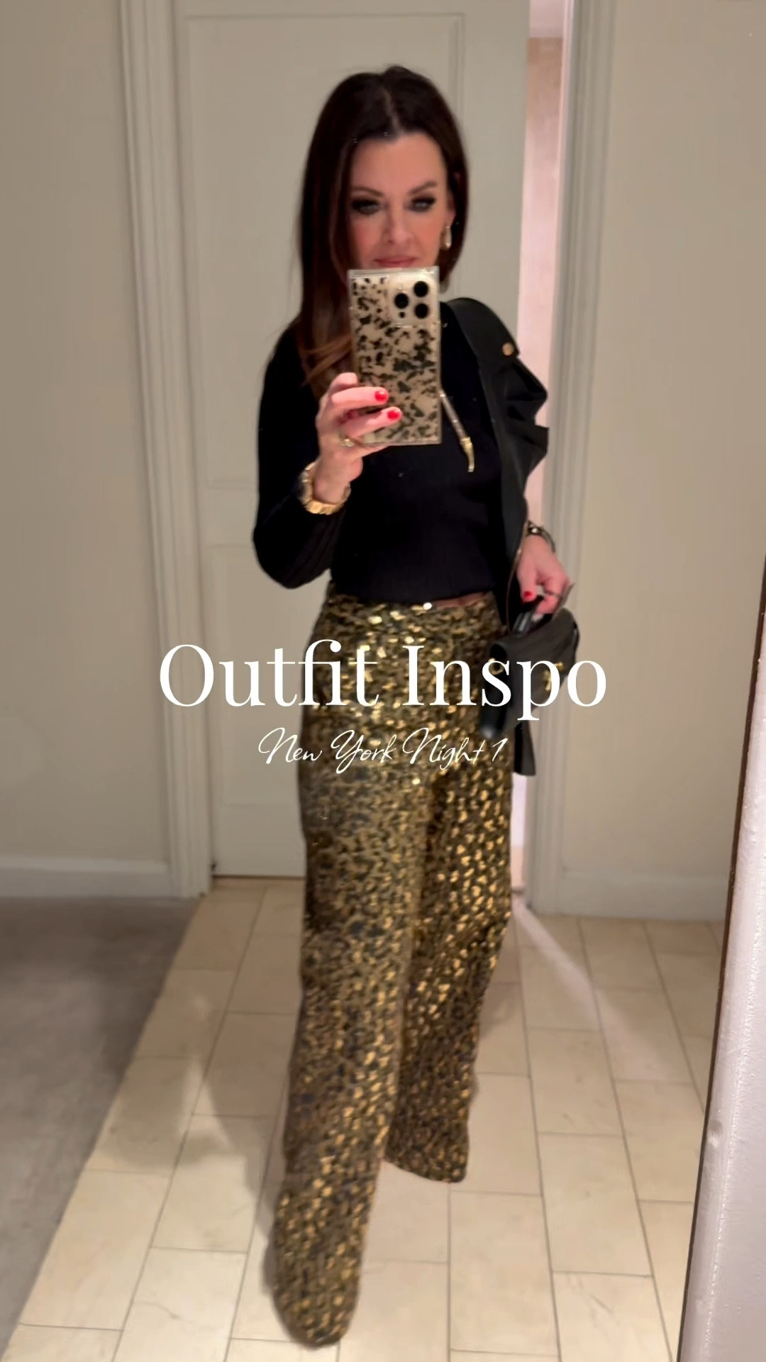 Night one New York City outfit inspo. I have linked similar options as last looked almost sold out pants  

#LTKgrwm #LTKootd #LTKOver40