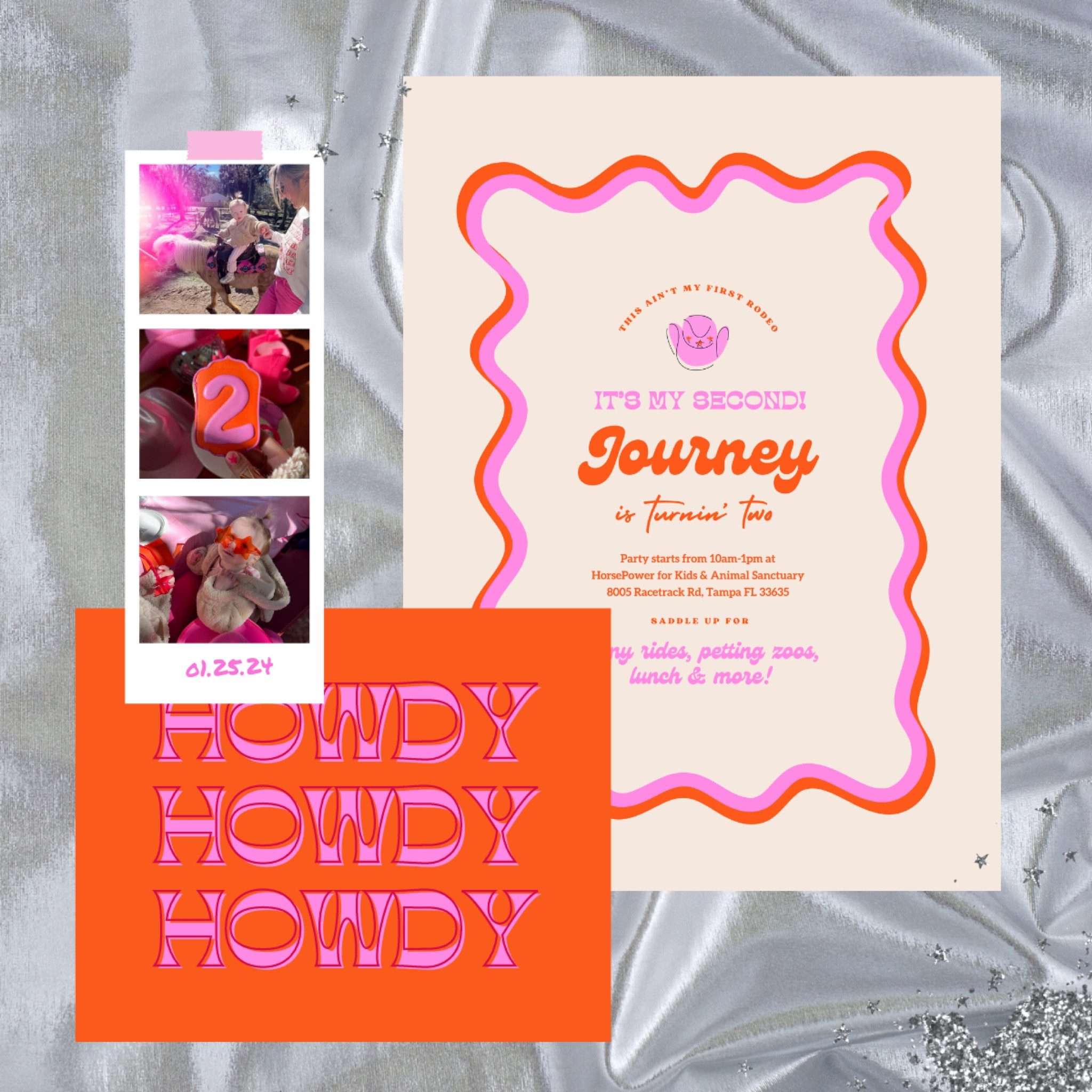 This ain’t her first Rodeo, It’s her second 💖 so much fun creating this  for Journey’s 2nd + excited to share everything here with you! 🤠

Toddler girl birthday themes | 2nd birthday theme | second birthday theme | girls birthday themes | disco cowgirl theme | toddler cowgirl theme | toddler rodeo theme | rodeo birthday theme | pink rodeo birthday | toddler girl disco cowgirl | toddler pink cowgirl outfit | baby girl birthday theme | toddler birthday theme | disco party theme | disco rodeo party | cowgirl party theme | disco ball cups | pink cowgirl boots | pink boots | toddler cowgirl boots | toddler girl boots | pink and orange birthday theme | retro pink birthday cake | retro cowgirl | toddler girl style | toddler girl aesthetic | cowgirl aesthetic | pink aesthetic | kids birthday themes | toddler cowgirl hat | pink cowgirl hat | howdy tapestry | girls western outfit | country girl style | little girl birthday | atomic pink cowgirl rain boots | girls rain boots | girls birthday | retro disco cowgirl | disco cowgirl invitation | pink jeans | pink pants | pink outfit | pink high waisted jeans | disco balls | party themes | kids party themes | cowgirl theme |  disco cowgirl outfit | pink cowgirl outfit | pink cowgirl boots | pink tablecloths | Barbie theme 

#LTKkids #LTKbaby #LTKparties