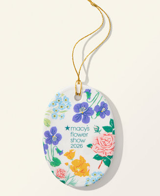 Flower Show Ceramic Ornament, Macy's Exclusive | Macy's