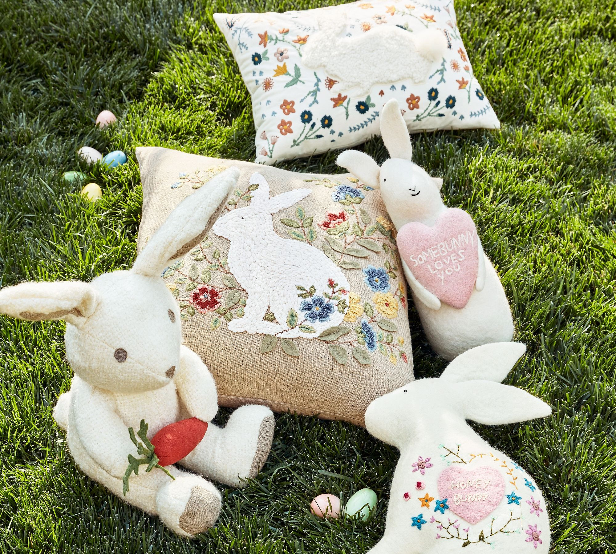Zoe Bunny Shaped Pillow | Pottery Barn (US)