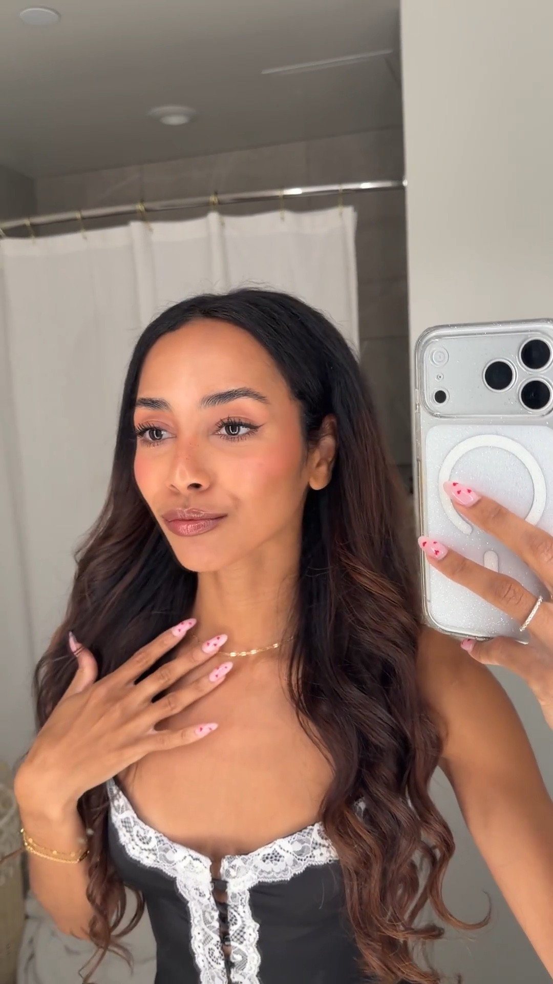 Makeup of the day 😍
These products feel so lightweight on my face and stayed on all day without any touch ups or setting spray!! 🙈

Blush: Sunset Kiss
Skin tint: Shade 4
Mascara: Lash Icon
Lip oil: All Heart
Setting powder: Buttermilk

#LTKBeauty #LTKvlog #LTKdayinmylife