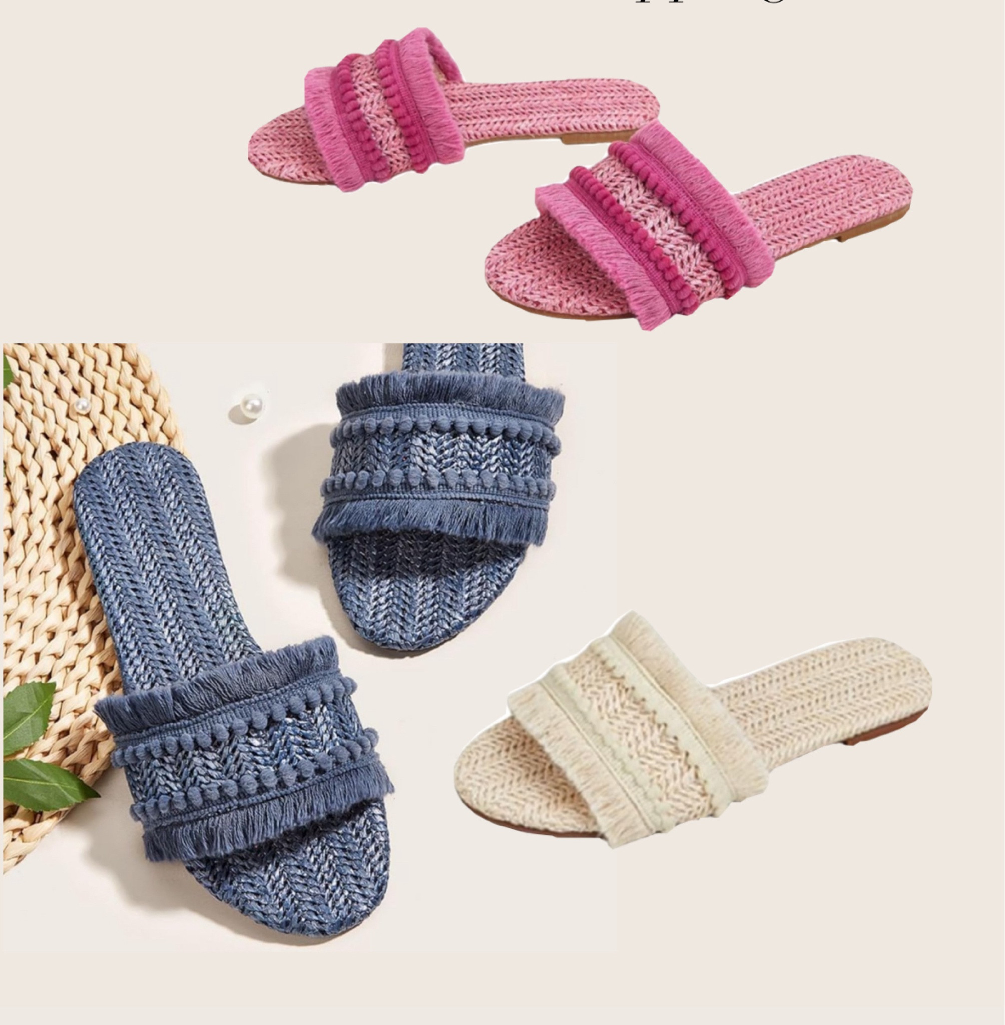 Such a fun summer slide! Love that it comes in so many colors! Great texture and detail  

#LTKFindsUnder50 #LTKShoeCrush #LTKSeasonal