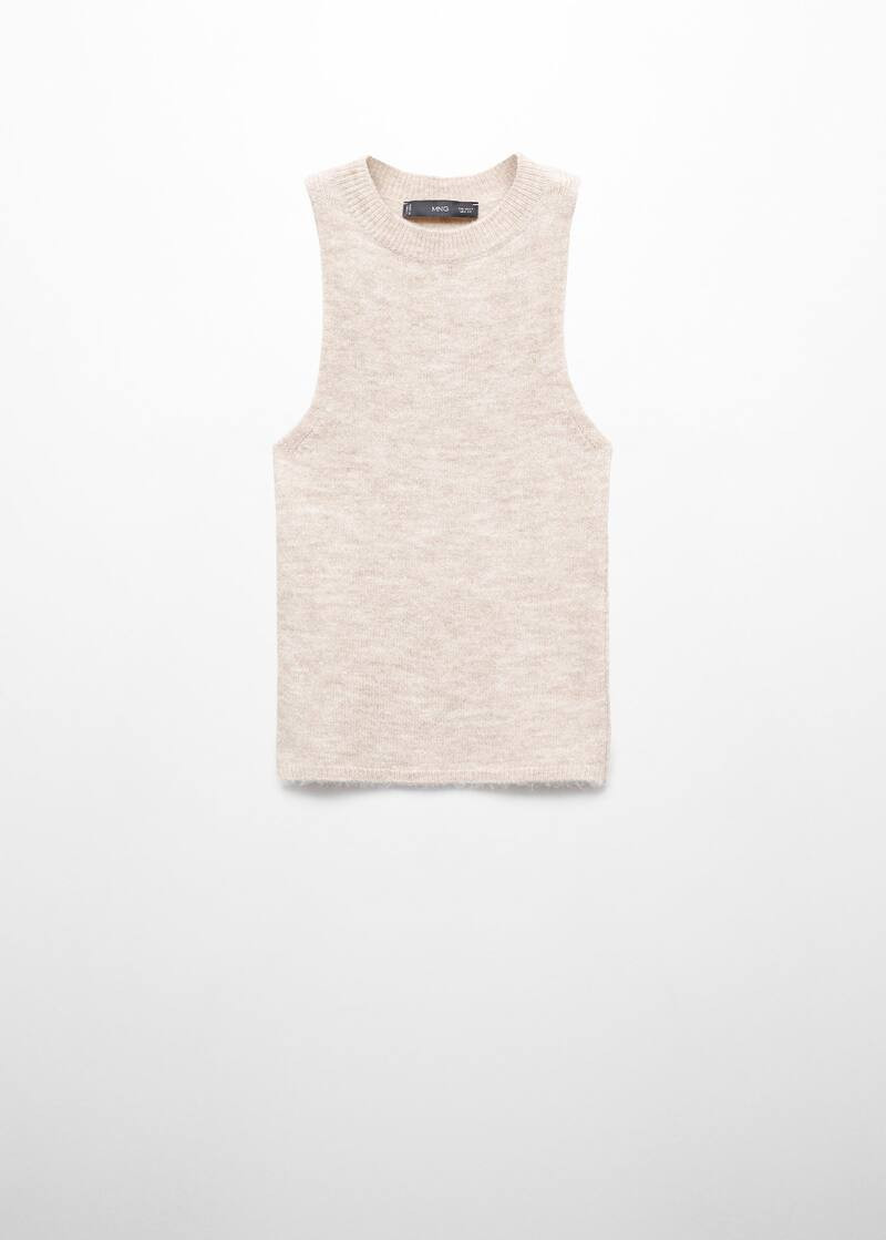 Turtleneck knitted top -  Women | Mango USA | MANGO (US)