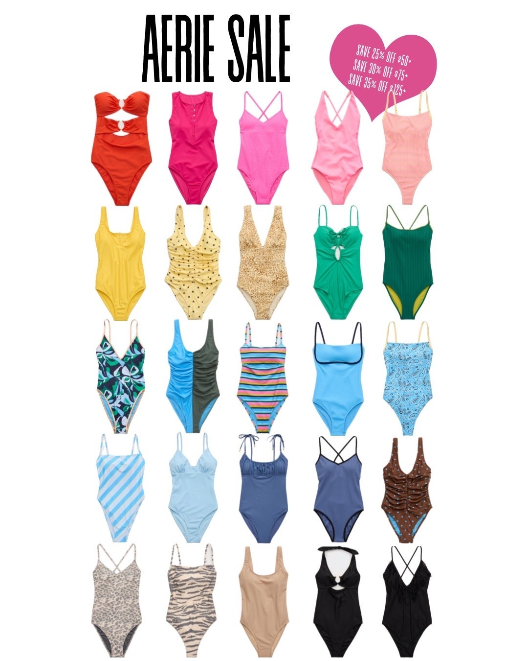 Last day!  @Aerie swim is on sale 25-35% off. Use code SUNNYSTEALS.

#LTKSwim #LTKSaleAlert #LTKOver40