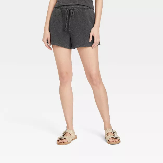 Women's High-Rise French Terry Pull-On Shorts - Universal Thread™ | Target