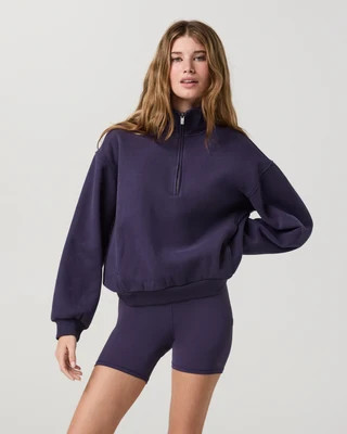 Vuori Restore Oversized Half Zip Jacket | Velvet Violet | XL | Vuori Clothing (US & Canada)