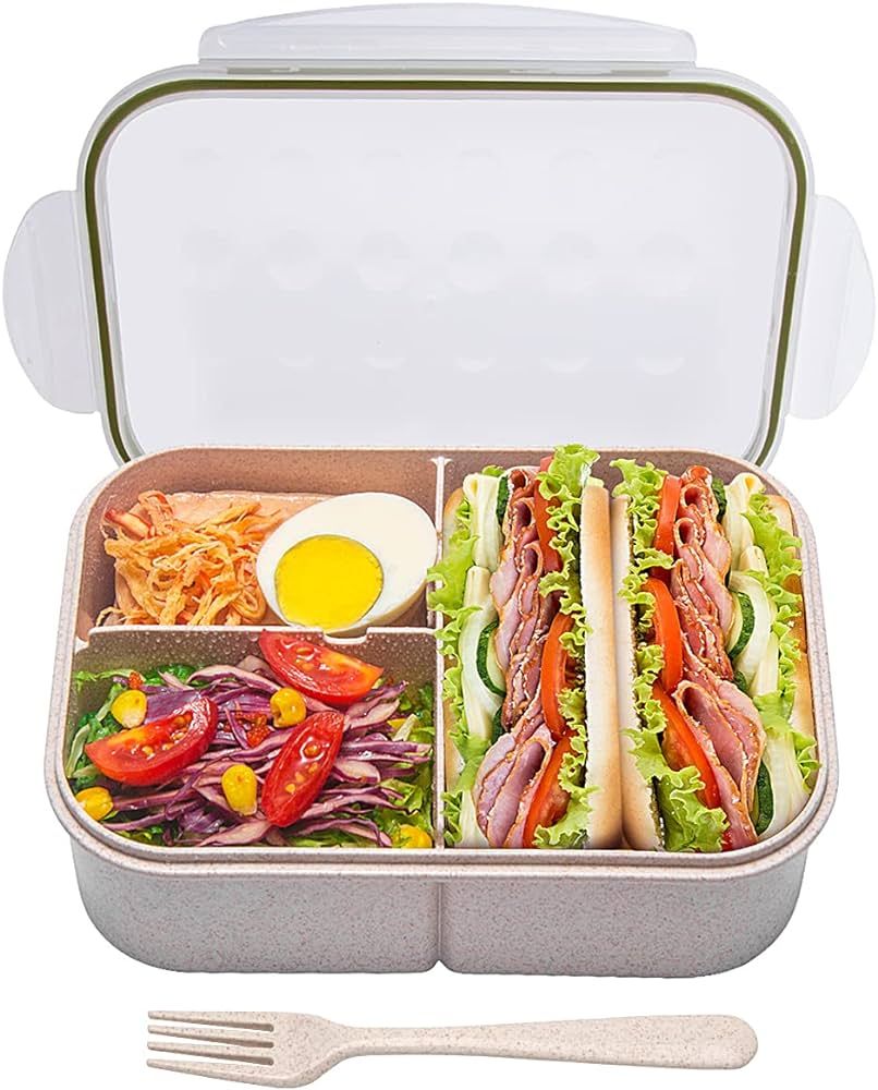 MISS BIG Bento Box,Ideal Leak Proof Lunch Box Containers,Mom’s Choice Lunch Box Kids,No BPAs an... | Amazon (US)