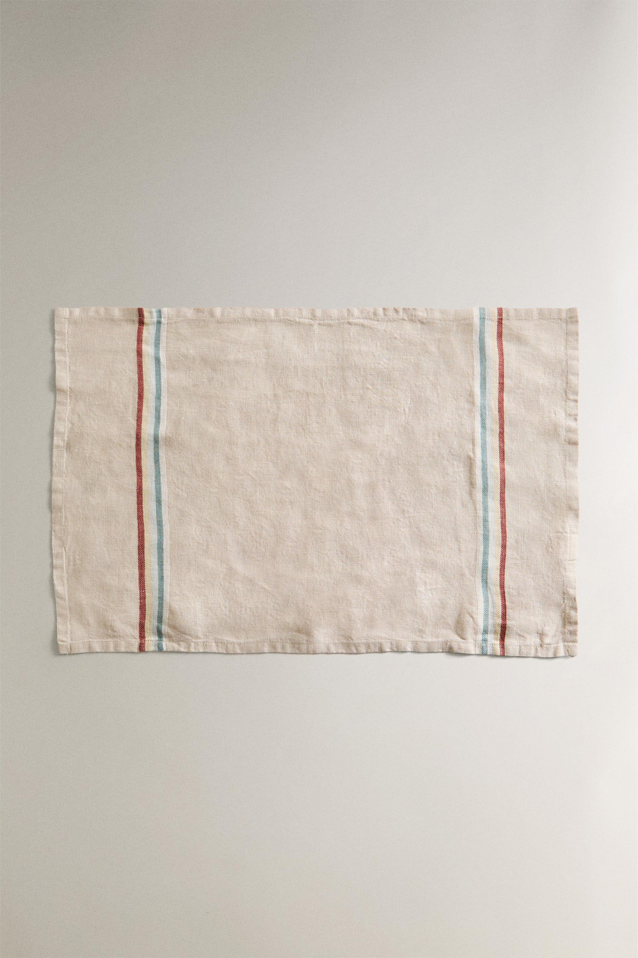 STRIPED LINEN PLACEMAT | Zara US