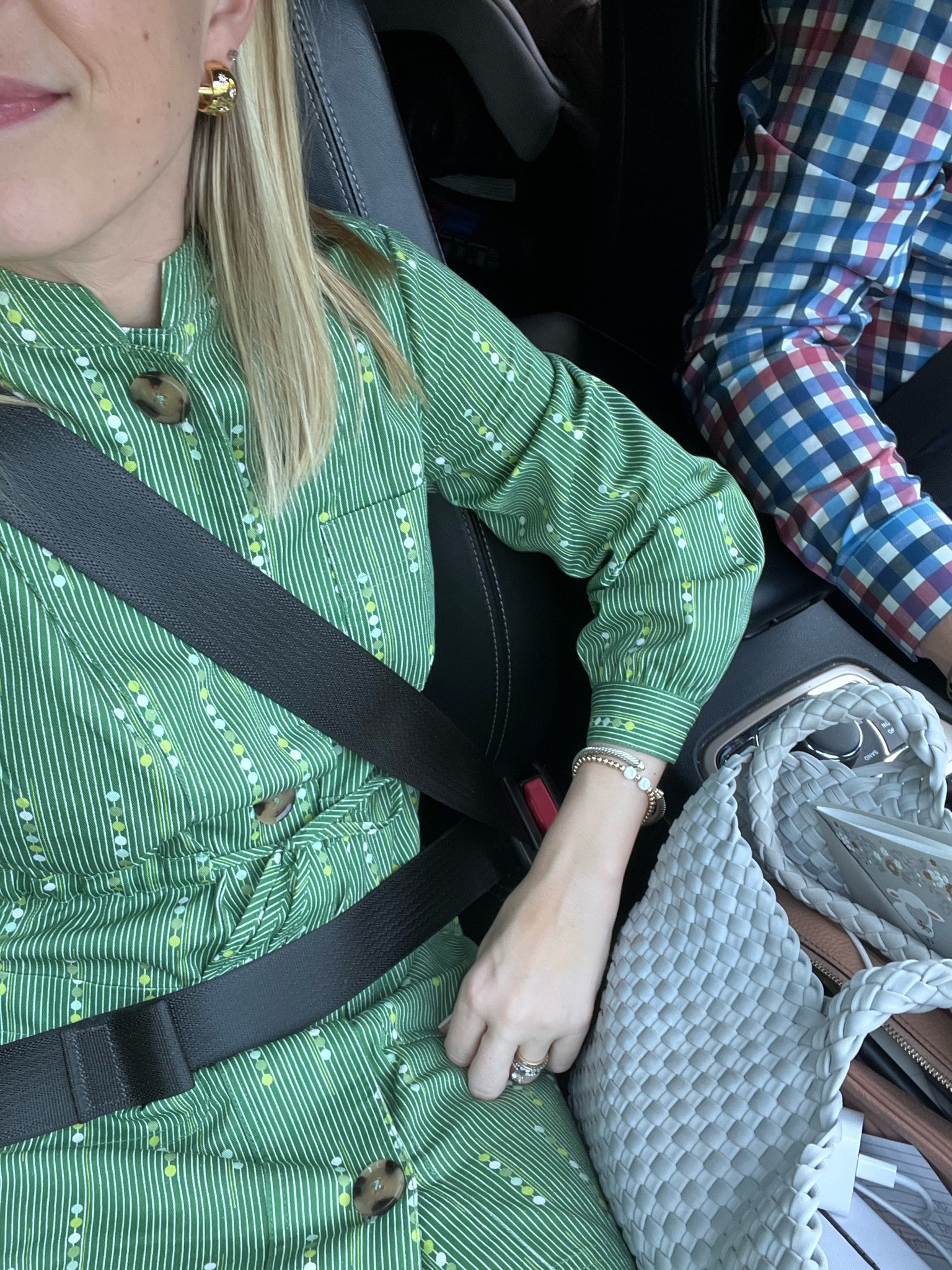 Dressing this dress up for a baptism! It looks just as great with a jean jacket and sneakers  