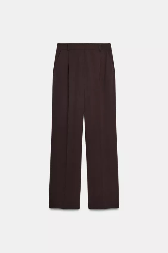 STRAIGHT-LEG DARTED TROUSERS | Zara US