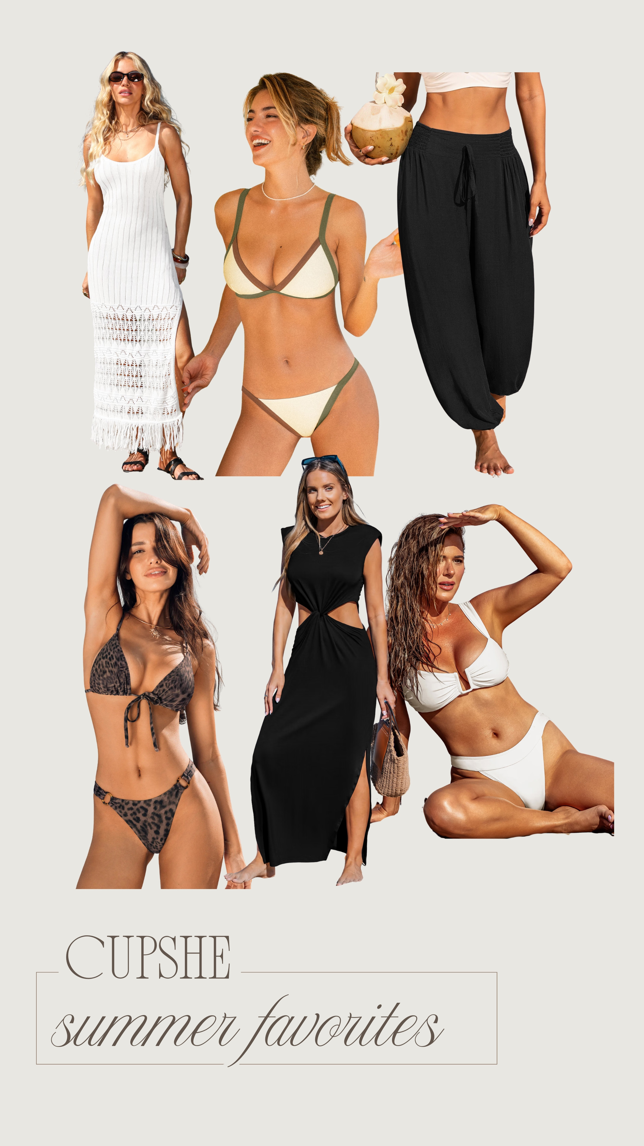 some of my favorites from cupshe! The best and most affordable bikinis! 

swimwear, vacation outfit, beach coverup  

 #LTKgrwm #LTKootd #LTKSwim