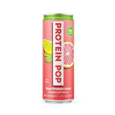 Protein Pop Citrus Flavoured Water - 12 fl oz | Target