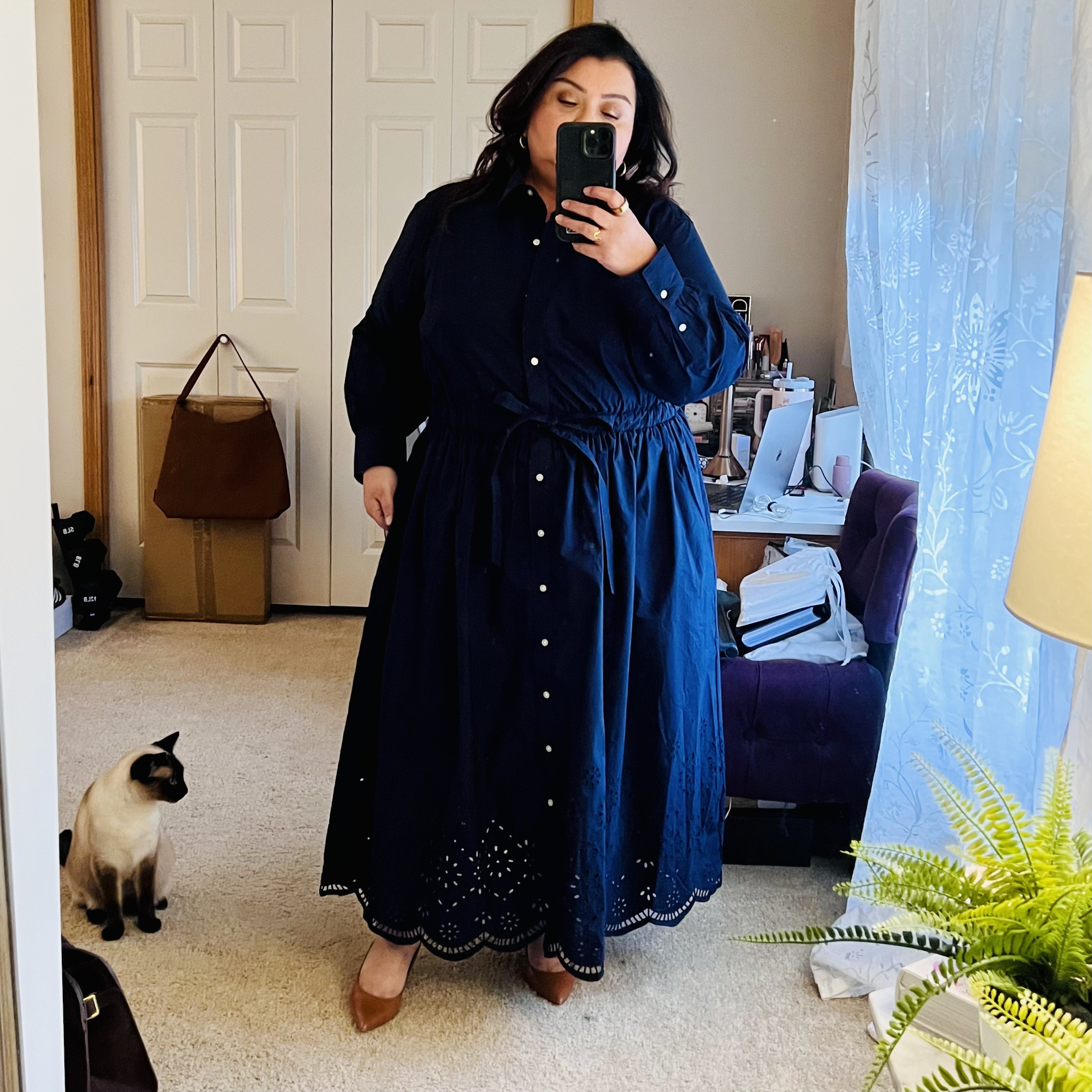 Get ready for Spring with this eyelet shirt dress from Walmart.  It’s 100% cotton with a gorgeous eyelet detail at the hem.  Classic and feminine.  I’m wearing a size 1X.

#LTKPlusSize #LTKOver40 #LTKSeasonal