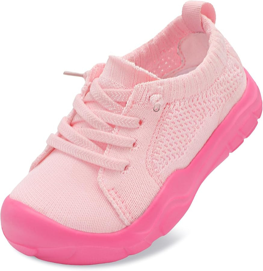 LeIsfIt Toddler Shoes Girls Boys Wide Barefoot Shoes Kids Breathable Sneakers Slip on Tennis Shoe... | Amazon (US)