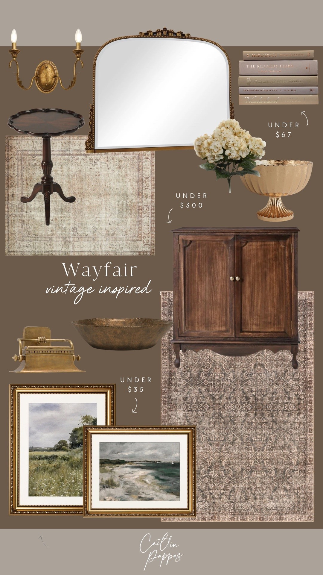 Wayfair vintage inspired! 🤎 Aren’t these pretty home finds just charming?! 

#LTKHome