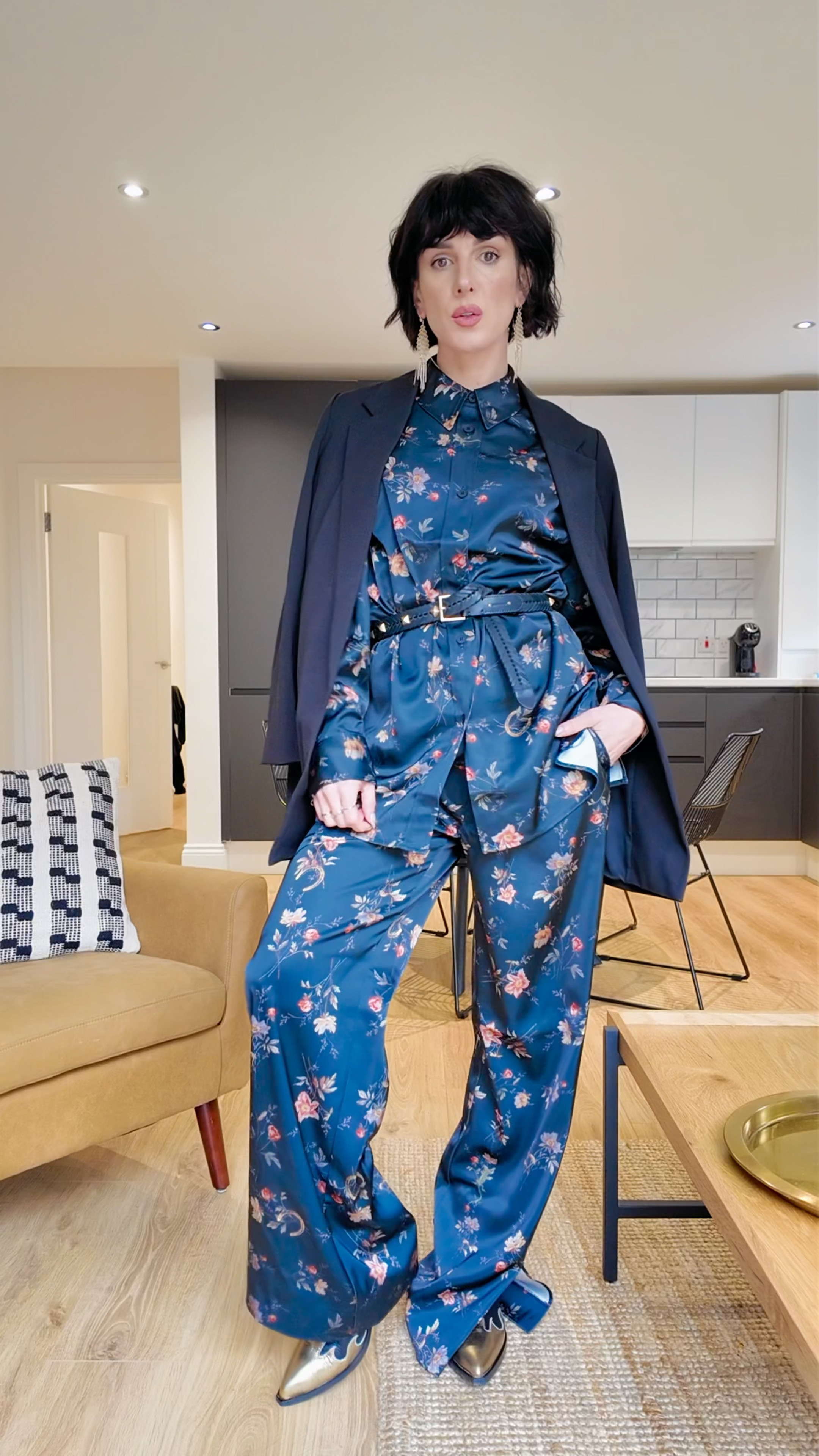 Belted silk pajamas for a night out or chic day at the office? Yes please! 

#LTKshoecrush #LTKworkwear #LTKstyletip