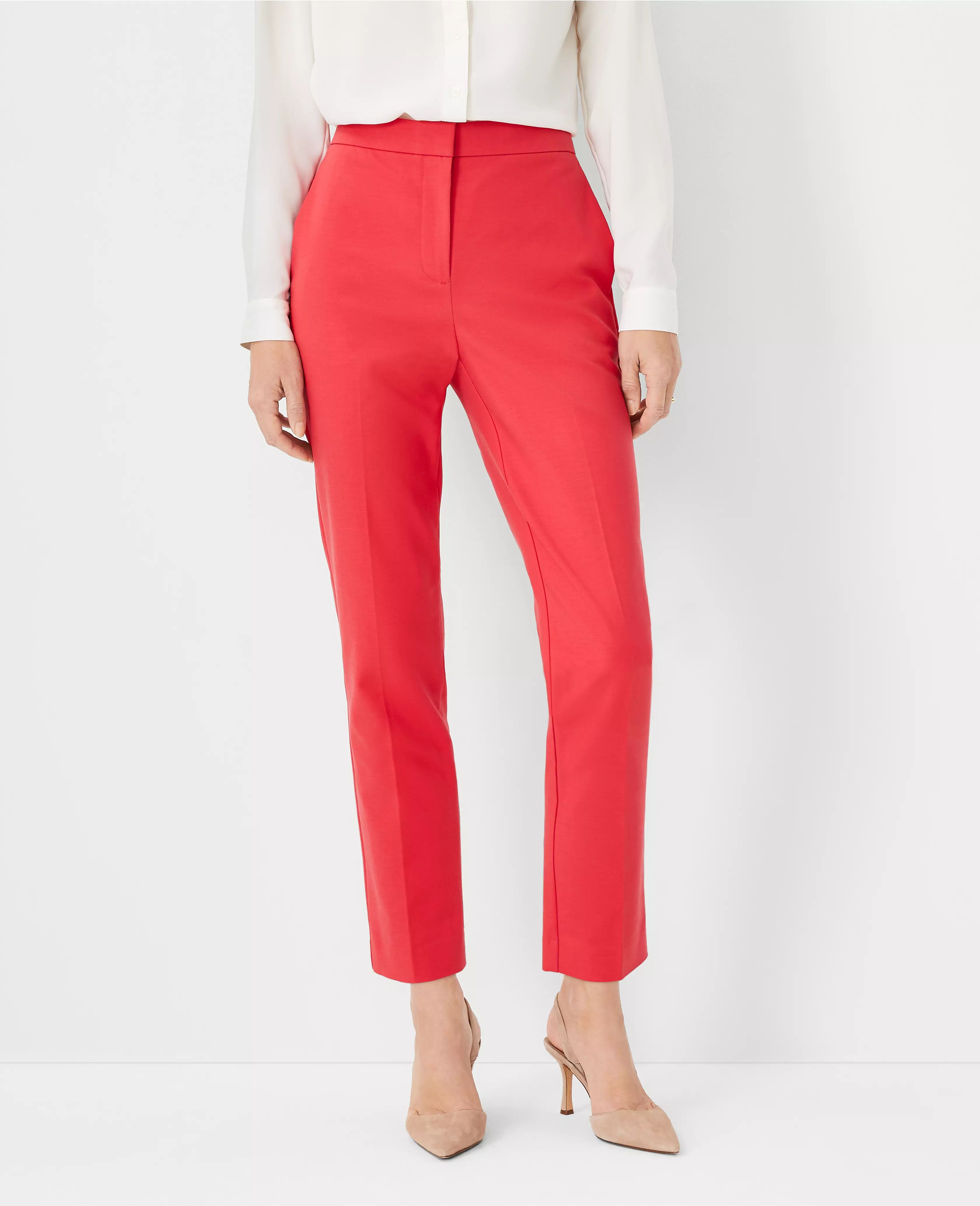 The Ankle Pant in Stretch Cotton | Ann Taylor (US)