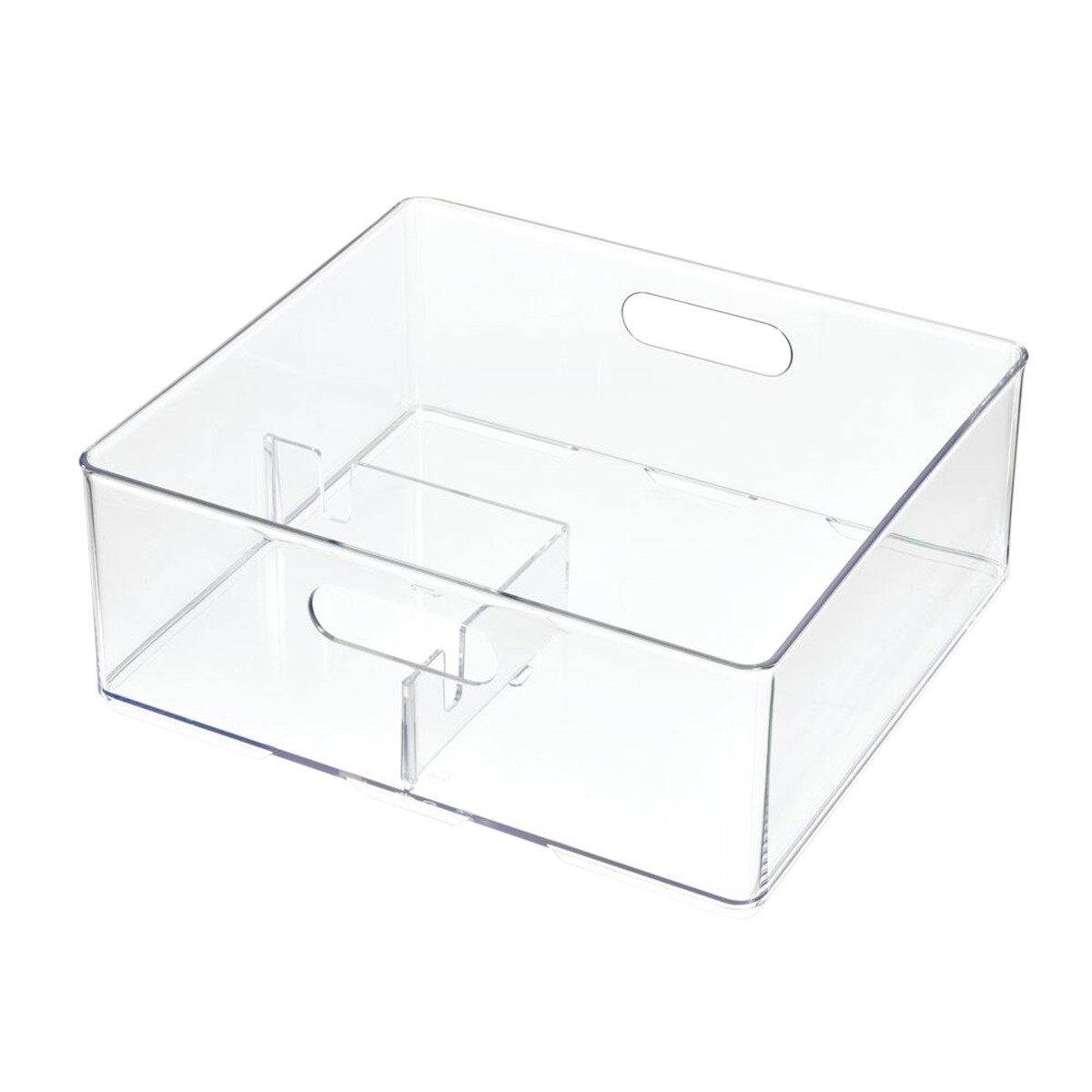 THE HOME EDIT Stackable Hair Dryer Organizer Clear | The Container Store