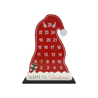 16.5" Santa Hat Countdown Tabletop Décor by Ashland® | Michaels | Michaels Stores