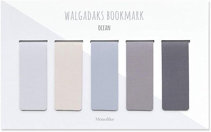 Monolike Magnetic Bookmarks Ocean, Set of 5 | Amazon (US)