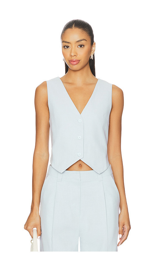 LIONESS x REVOLVE Leo Vest in Baby Blue. Size S. Also in M, XL, XS, XXS. | Revolve Clothing (Global)
