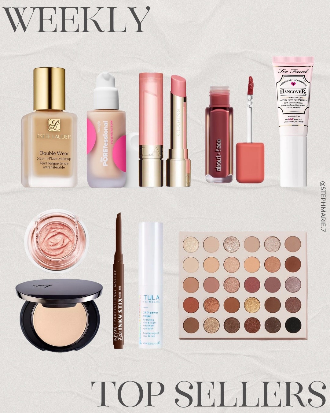 This weeks top sellers ✨