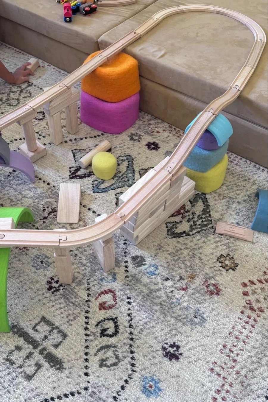 Toy train track - Felt blocks

#LTKKids #LTKSeasonal #LTKFamily