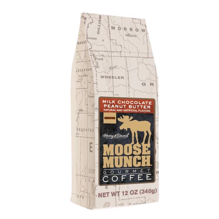 Harry & David Moose Munch Milk Chocolate Peanut Butter Ground Gourmet Coffee 12 Oz - Walmart.com | Walmart (US)