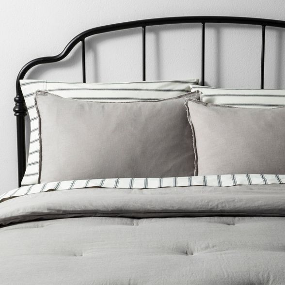 Solid Linen Blend Comforter & Sham Set - Hearth & Hand™ with Magnolia | Target