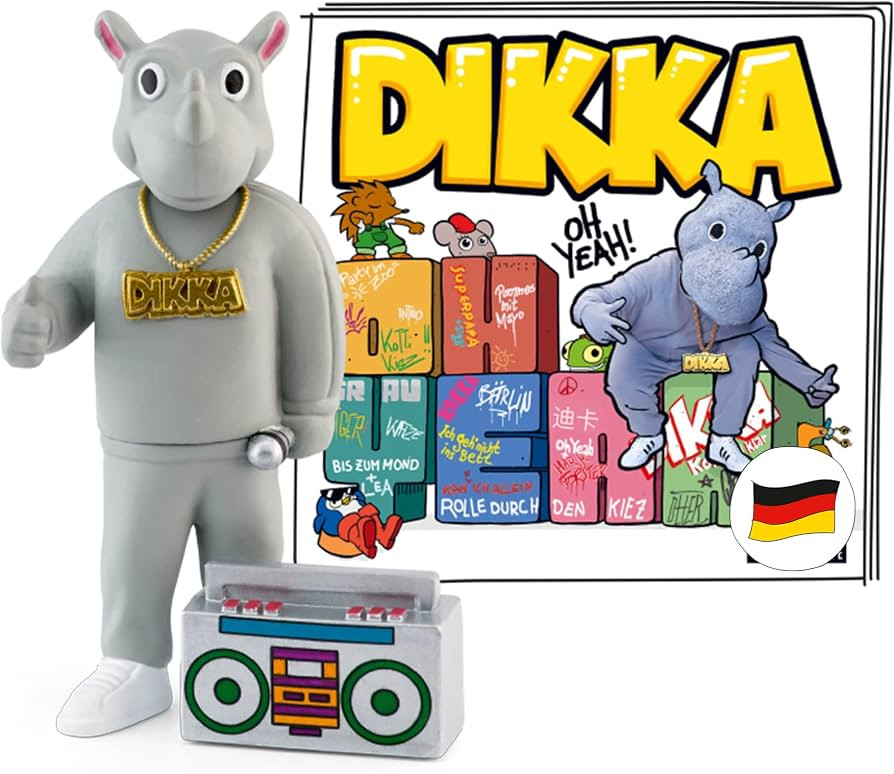 tonies Hörfiguren für Toniebox, DIKKA - Oh Yeah Kinderlieder für Kinder ab 5 Jahren, Spielzeit... | Amazon (DE)