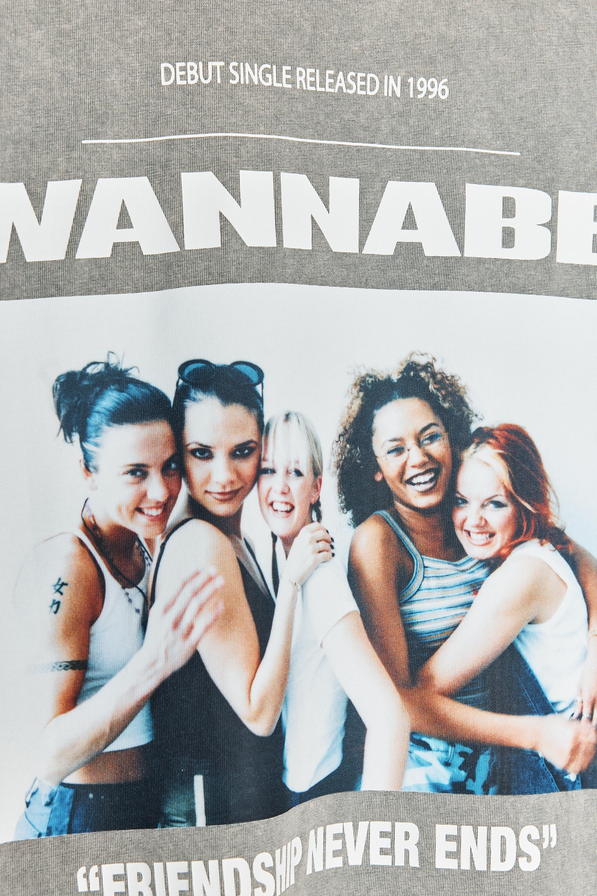 WASHED EFFECT PRINT T-SHIRT ©SPICE GIRLS | Zara US