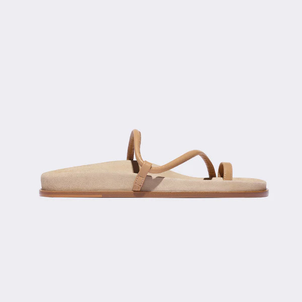 Bari in Tan Nappa and Suede | Emme Parsons