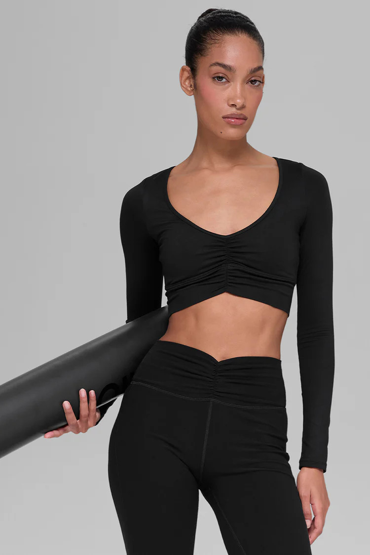 Alosoft Intuition Long Sleeve Bra | Alo Yoga (US)