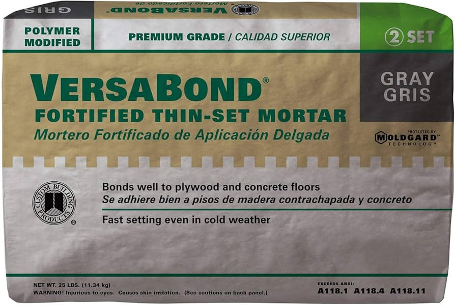 Custom Building Products Custom BLDG Products MTSG25 25Lb AP Thin Set Mortar, No Size | Amazon (US)