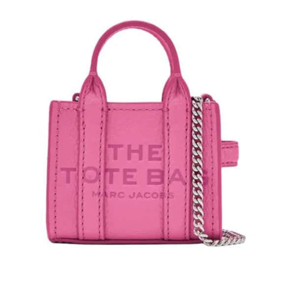 Marc Jacobs Women's The Nano Tote Crossbody Bow Pink Bag Pink | Walmart (US)