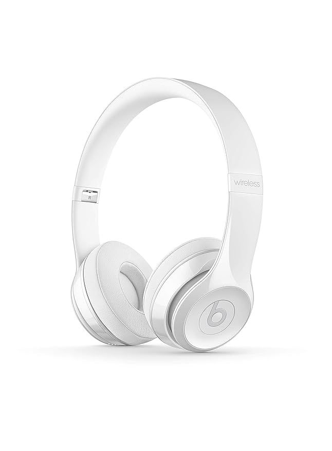 Beats Solo3 Wireless On-Ear Headphones - Gloss White | Amazon (US)