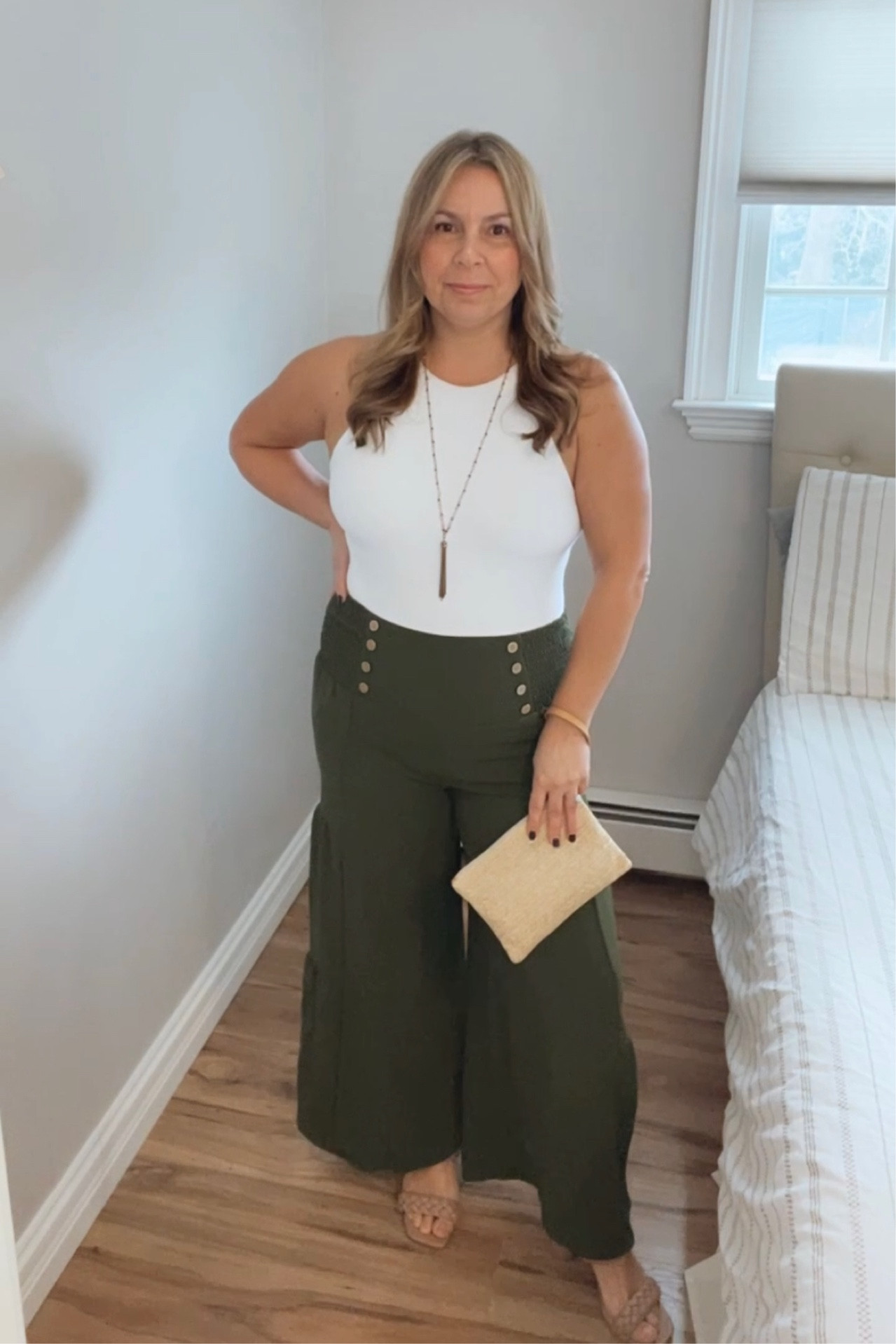 Vacation outfit! I’m wearing a medium in palazzo pants and a large in the bodysuit 






Amazon fashion, resort wear, midsize fashion

#LTKover40 #LTKmidsize #LTKtravel