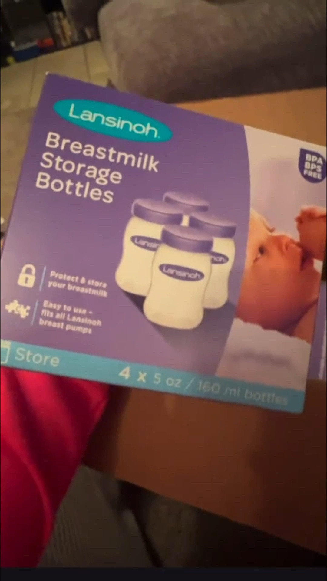 Unbox my @lansinohusa PR box with me! Super excited for a smaller nursing pillow that’ll be easier to wash and position.🤱