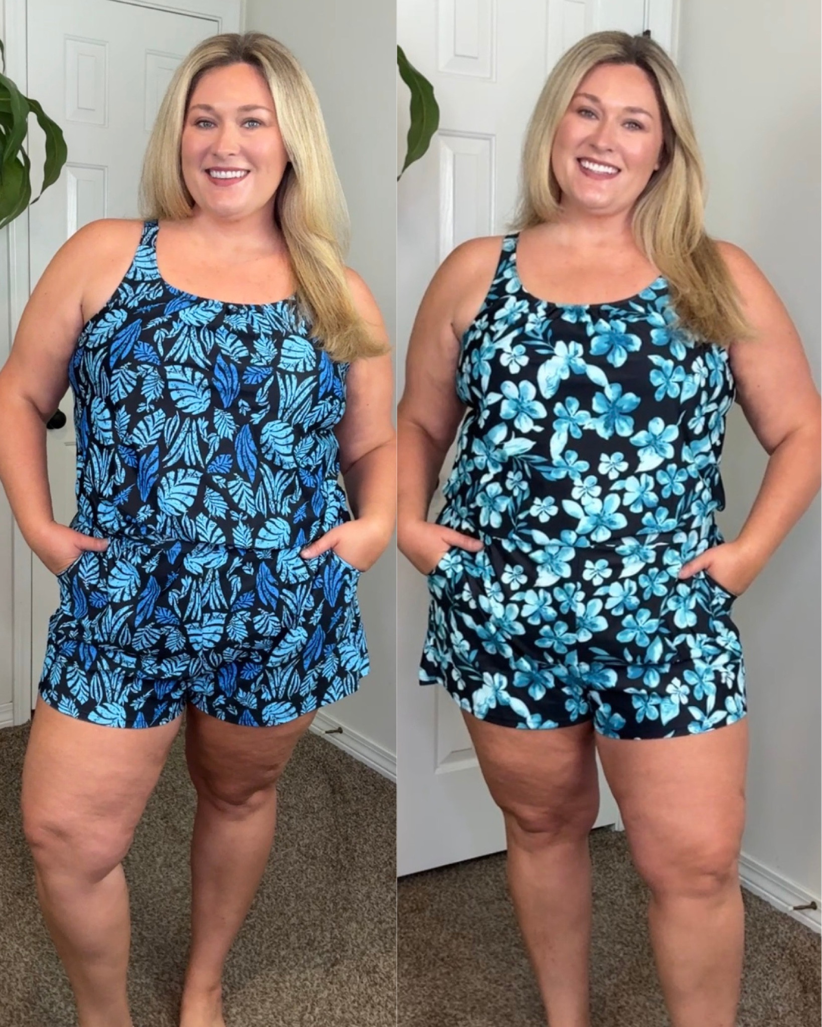BloomChic swim rompers! I’m 5’8” wearing a size 14/16

#LTKPlusSize #LTKSwim
