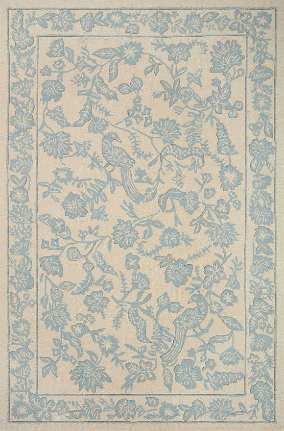 Loloi Rifle Paper Co Arboretum Periwinkle 2'-3" x 3'-9" Accent Rug | Amazon (US)